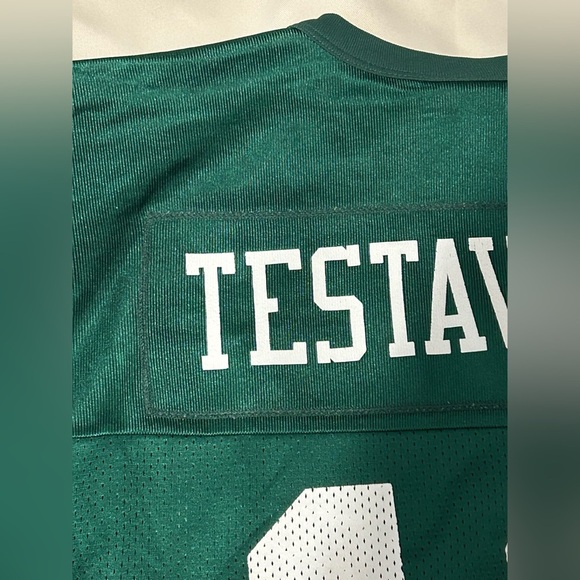 Vintage LogoAthletic New York Jets VINNY TESTAVERDE Jersey #16 - L - Picture 14 of 15